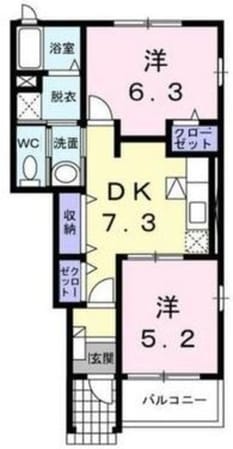 富士駅 バス20分  桜ヶ丘入り口下車：停歩3分 1階の物件間取画像